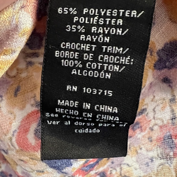 Zac & Rachel Woman Petite Flutter Sleeve Blouse - Picture 6 of 6